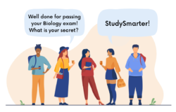 Biology support for biology exams, a group of friends talking about biology StudySmarter