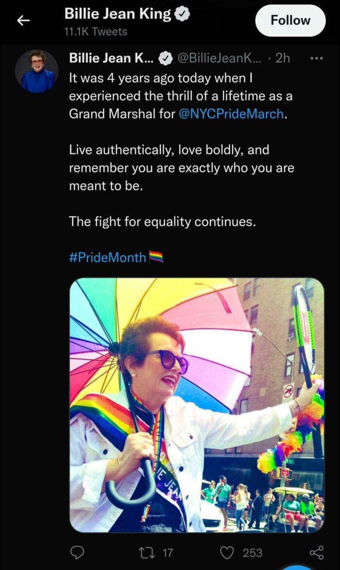 LGBTQ Celebrities Billie Jean King StudySmarter Magazine 