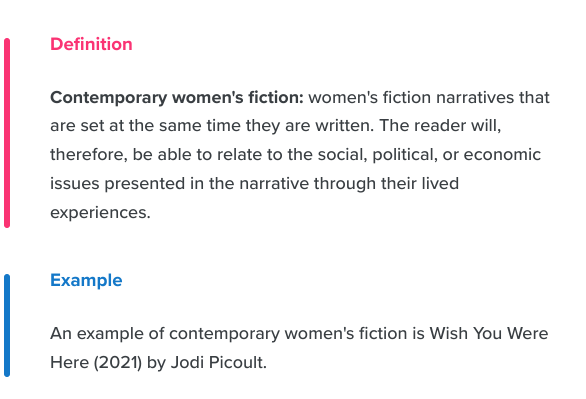 Women’s Fiction What is women’s fiction Vaia Magazine