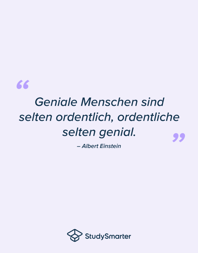 Albert Einstein Zitate Liebe, Dummheit & Chaos StudySmarter