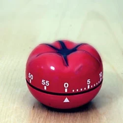Pomodoro Technique, A tomato shaped kitchen timer, Vaia Magazine